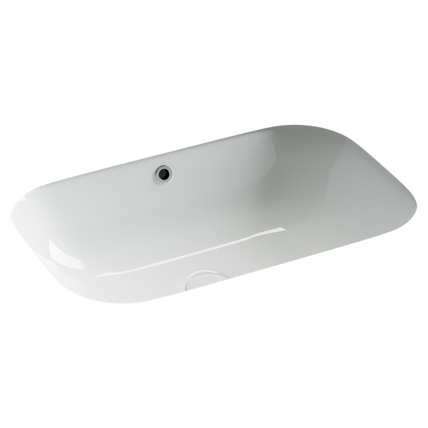 Раковина CERAMICA NOVA Era (Эра) 60, 510х405, прямоугольная, с переливом, встраиваемая снизу