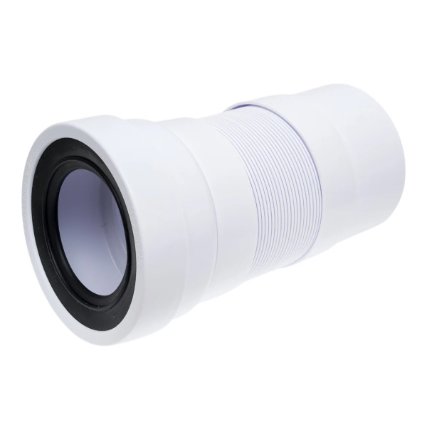 Гофра для унитаза McALPINE MRWC-F23P, 230-440мм, 97/107х110мм