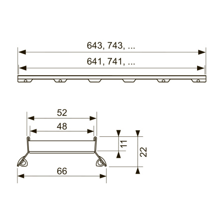 Решетка TECEdrainline Plate II 800, для укладки плитки, для водоотводящего желоба TECEdrainline