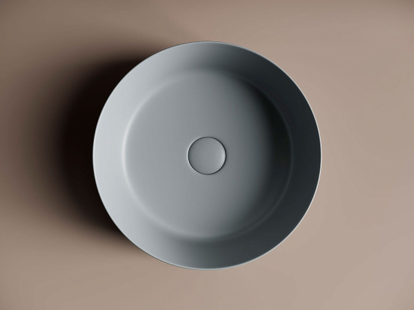 Раковина-чаша CERAMICA NOVA Element (Элемент) 39, 120х390х390, круглая, антрацит матовый